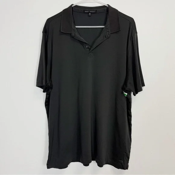 Robert Barakett Polo Shirt Mens XXL Gray Short Sleeve - Picture 1 of 12